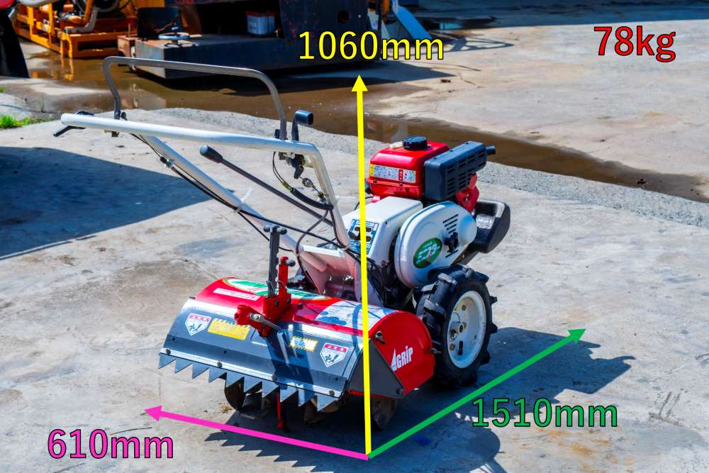 アグリップ・耕運機・IR60の2枚目画像