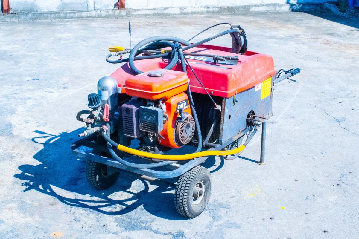 丸山 ラジコン動噴 MS410RCL Ｍ-1　噴霧機 自動巻取り　130ｍ　消毒機械　実働品 丸山 ラジコン動噴 MS410RCL M-1 噴霧機 自動巻取り 130m 消毒機械