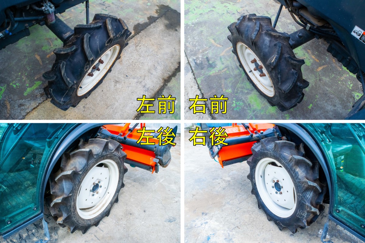 クボタ トラクター T245D 499時間 ロータリー付き 塗装済み 作動